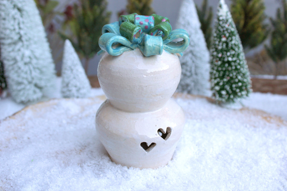 Snowpoppy Festive Bow