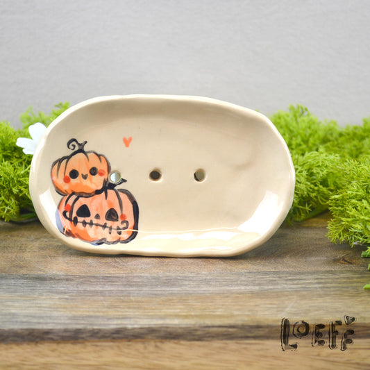 Soap Dish Pumpkin Big Grin
