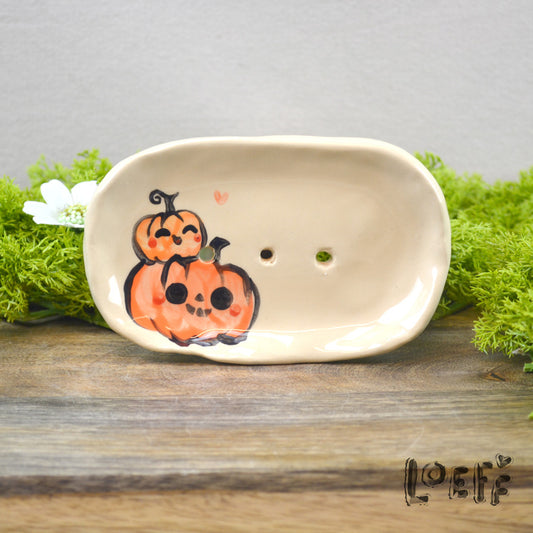Soap Dish Pumpkin Grin