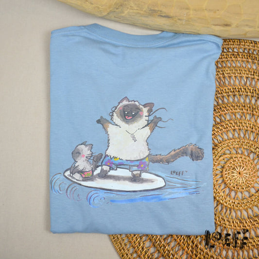 T-Shirt Surfing Kitty