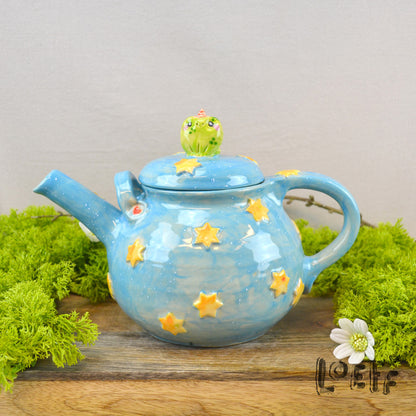 Loeffly Teapot Froggy Wizard Bright Night
