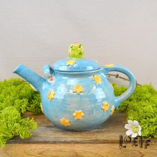 Loeffly Teapot Froggy Wizard Bright Night