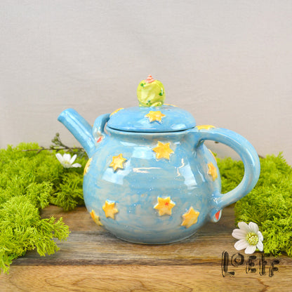 Loeffly Teapot Froggy Wizard Bright Night