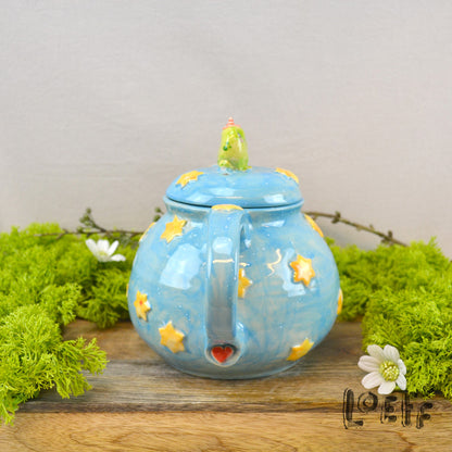Loeffly Teapot Froggy Wizard Bright Night