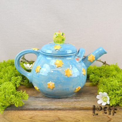 Loeffly Teapot Froggy Wizard Bright Night