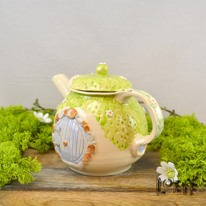 Loeffly Teapot Meadow Home Blue Door
