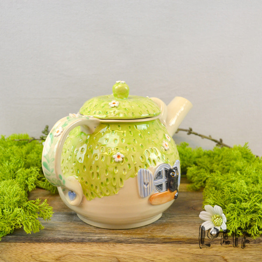Loeffly Teapot Meadow Home Blue Door