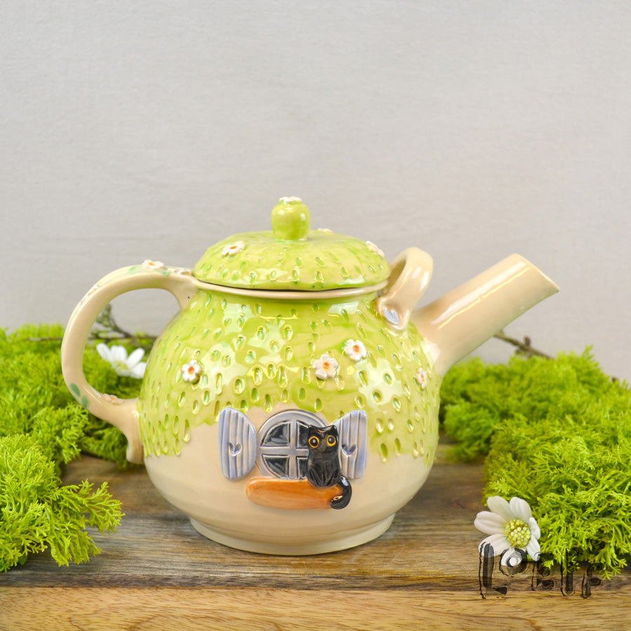 Loeffly Teapot Meadow Home Blue Door