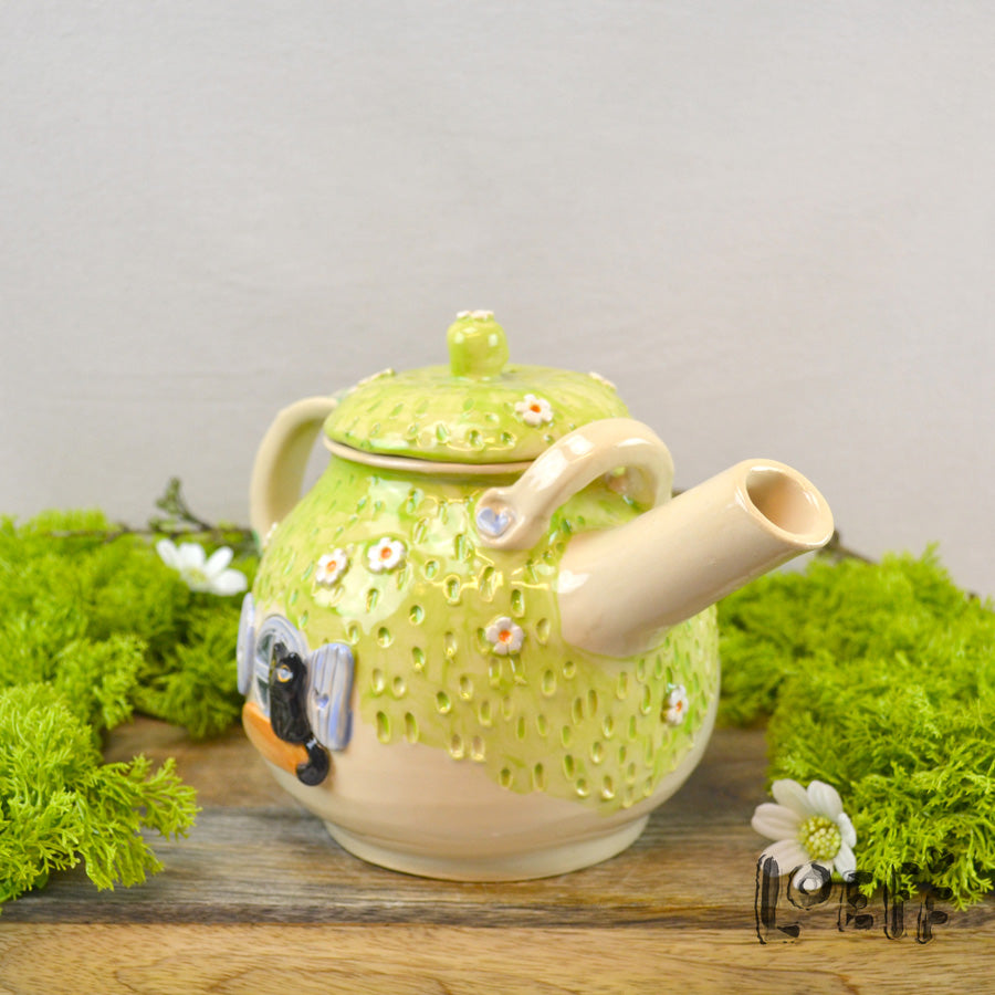 Loeffly Teapot Meadow Home Blue Door