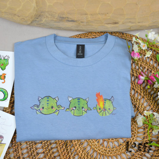 T-Shirt Three dragons