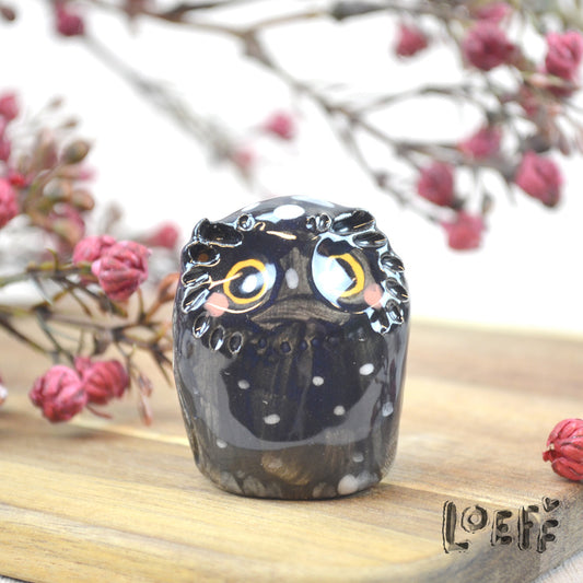Loeff Tiny Black Owl