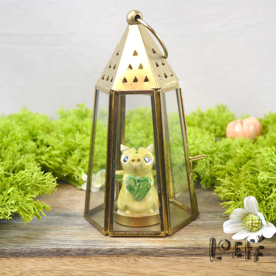Loeff Tiny Dragon in Lantern Green Guardian