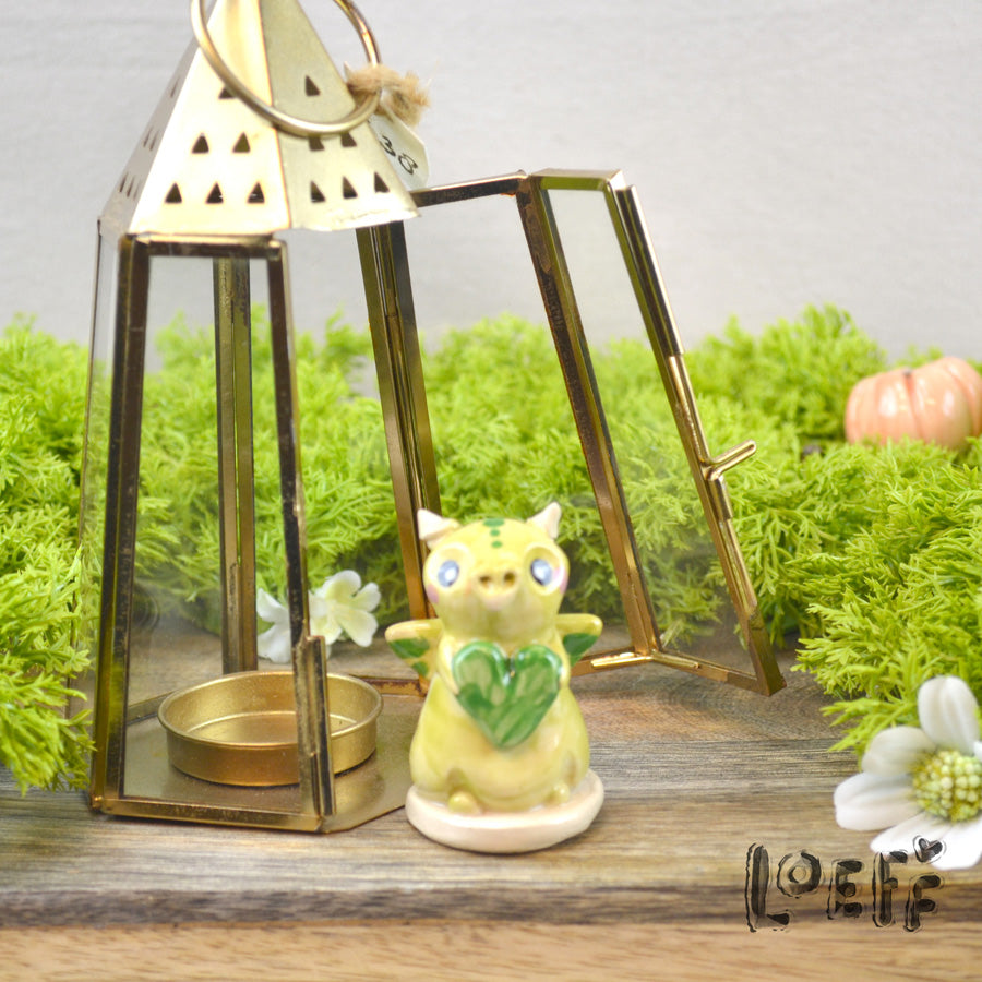 Loeff Tiny Dragon in Lantern Green Guardian