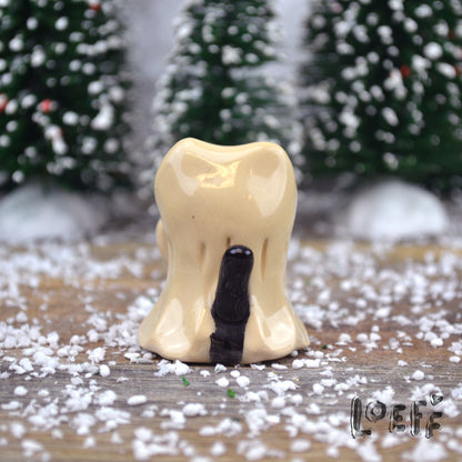 Christmas Tiny Ghost Kitty Latte