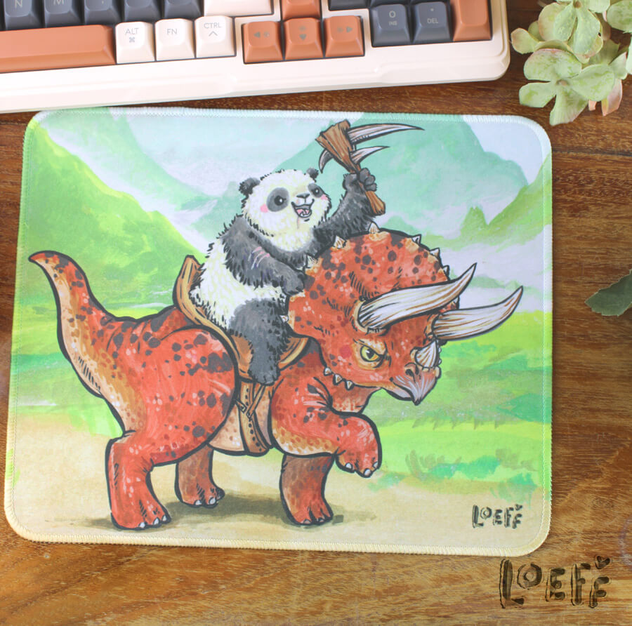 Muismat Warrior Triceratops