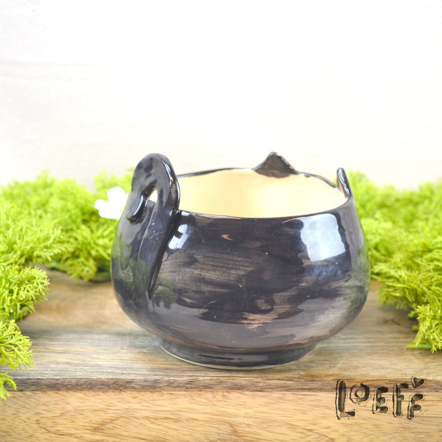 Yarn Bowl Loeff Black Cat